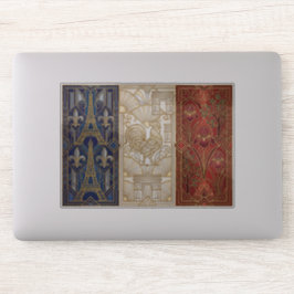 Pegatina Art Deco Heritage Flag | France | Classic Decal