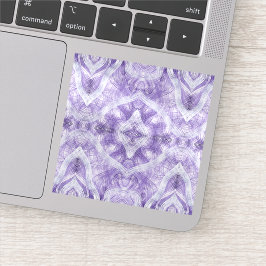 Pegatina Arte abstracto de acuarela violeta púrpura sombra 