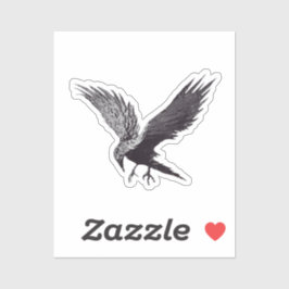 Pegatina Arte abstracto de Crow