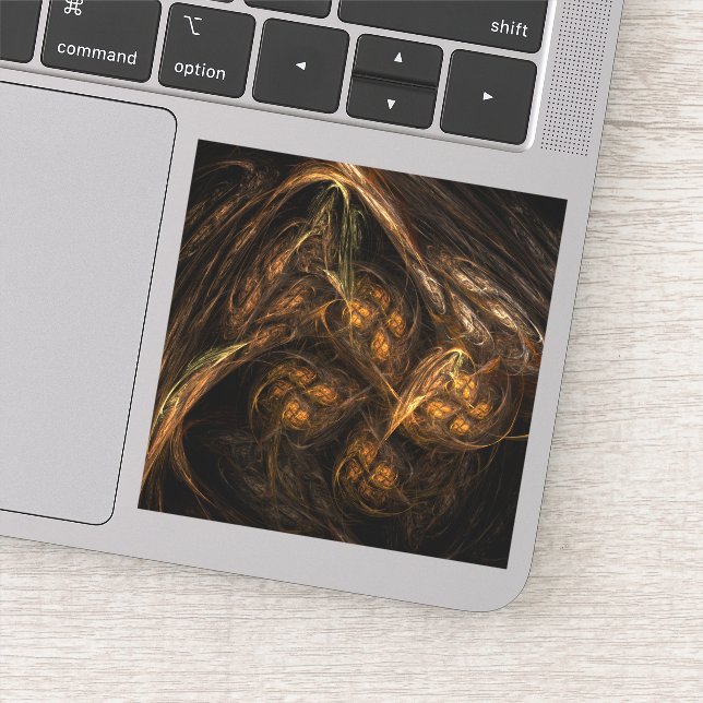 Pegatina Arte abstracto de la Madre Tierra (Detalle)