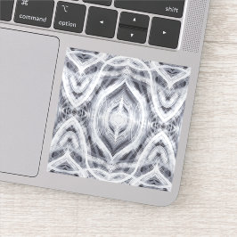 Pegatina Arte de acuarela abstracto en blanco y negro Esper