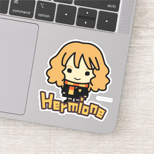 Pegatina Arte de caricatura de Hermione Granger