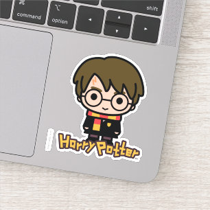 Pegatina Arte de caricaturas de Harry Potter