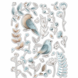 Pegatina Arte de clip de pájaro azul