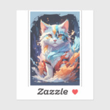 Arte de Gato de Fantasía de Cristal