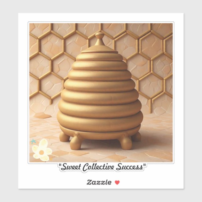 Pegatina "Arte de Hive Architecture" (Hoja)