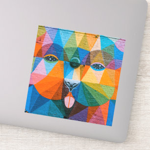 Pegatina Arte de oso urbano Arte urbano Mural del oso mural