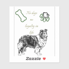 Pegatina Arte de perros