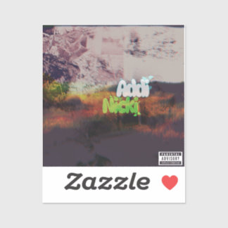Pegatina Arte de portada del álbum de Addi Nicki