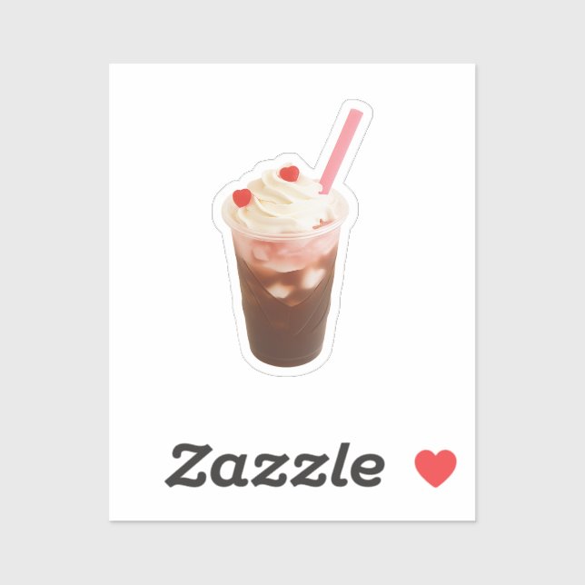 Pegatina Arte de postre dulce (Hoja)