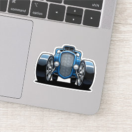 Pegatina Arte de Toon Hotrod 