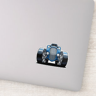 Pegatina Arte de Toon Hotrod 