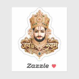 Pegatina Arte Devocional Jai Shri Khatu Shyam Ji