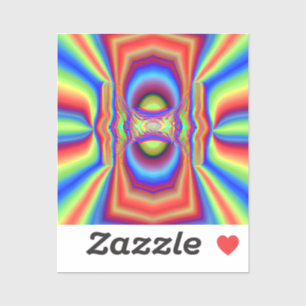 Pegatina Arte digital de intersección dimensional