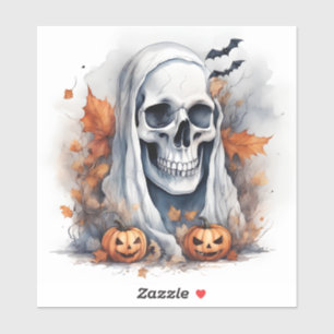 Pegatina Arte Fantasmagórico de Halloween Místico - Regalo 
