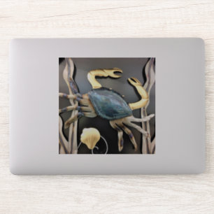 Pegatina Arte Metalizado de Cracovia Azul