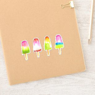 Pegatina Arte pop de pólvora pintado a mano