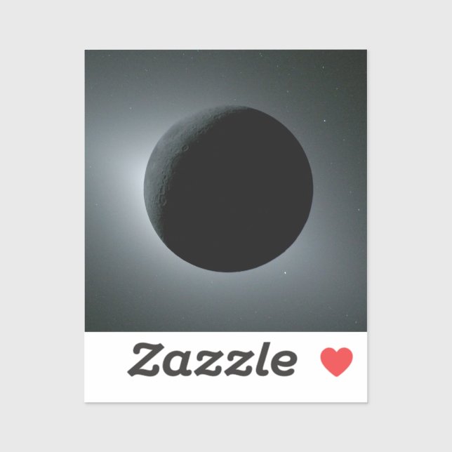 Pegatina Artemis II Total Solar Eclipse (Hoja)