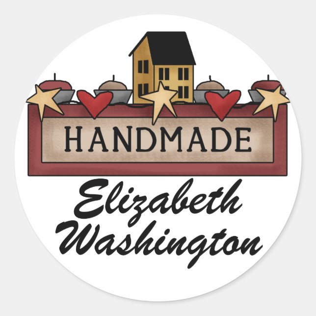 Pegatina artesanal/artesanal del SRF (Anverso)