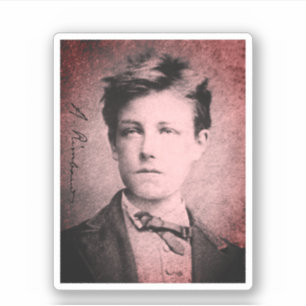 Pegatina Arthur Rimbaud