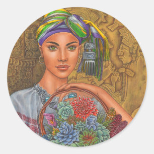 pegatina "Artisans: tejedor de canastos"