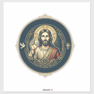 Pegatina Artista Digital Jesús Camiseta de Arte para iPad I