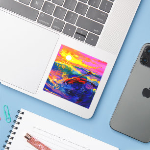 Pegatina Artsy Violin