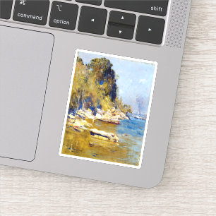 Pegatina Arturo Streeton de mi campo (ensenada de Sirius)