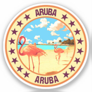 Pegatina Aruba