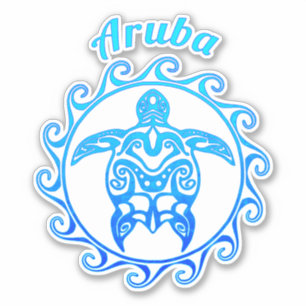 Pegatina Aruba