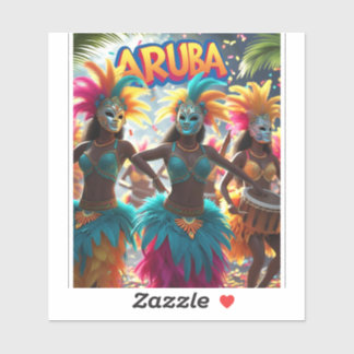 Pegatina Aruba Hora de celebrar