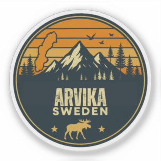 Pegatina Arvika, Suecia Sverige
