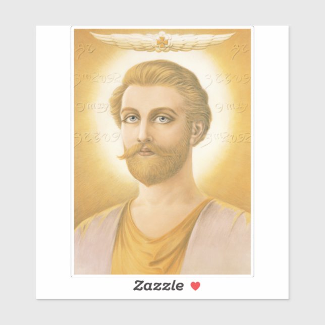 Pegatina Ascended Master Saint Germain (Hoja)