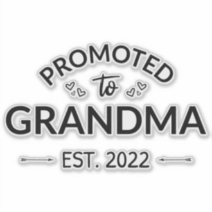 Pegatina Ascendido A La Abuela Este. II 2022