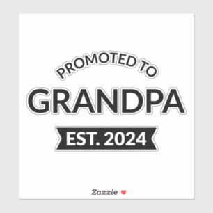 Pegatina Ascendido Al Abuelo Este. II 2024