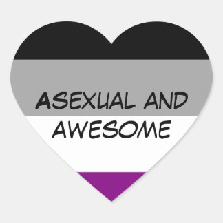 Pegatina asexual e impactante