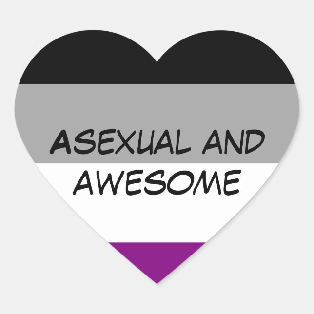 Pegatina asexual e impactante (Anverso)