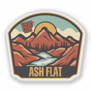 Pegatina Ash Flat, Arkansas 