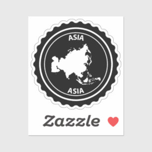 Pegatina Asia