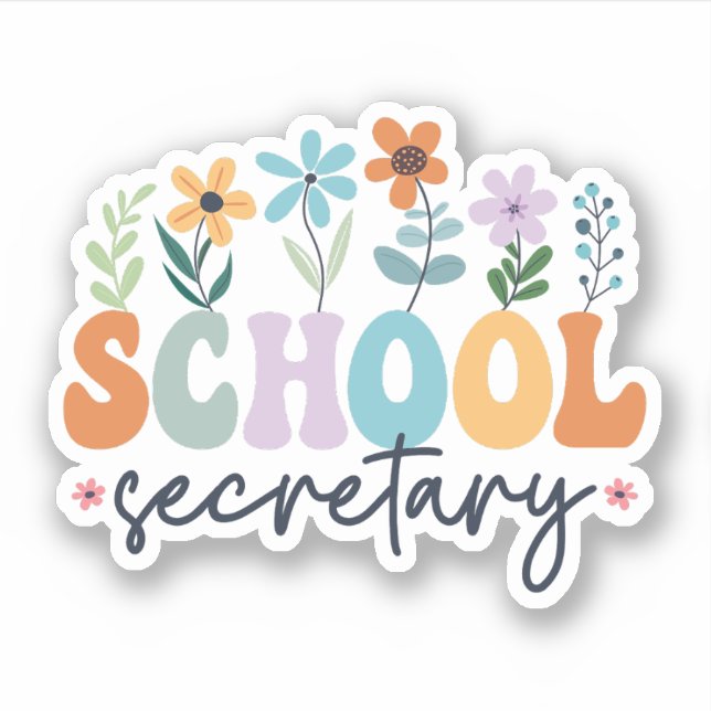 Pegatina Asistente Administrativo del Secretario de la Escu (Anverso)