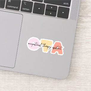 Pegatina Asistente de Terapia Ocupacional OTA Graduate Gift