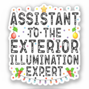 Pegatina Asistente Del Guay Experto En Iluminación Exterior