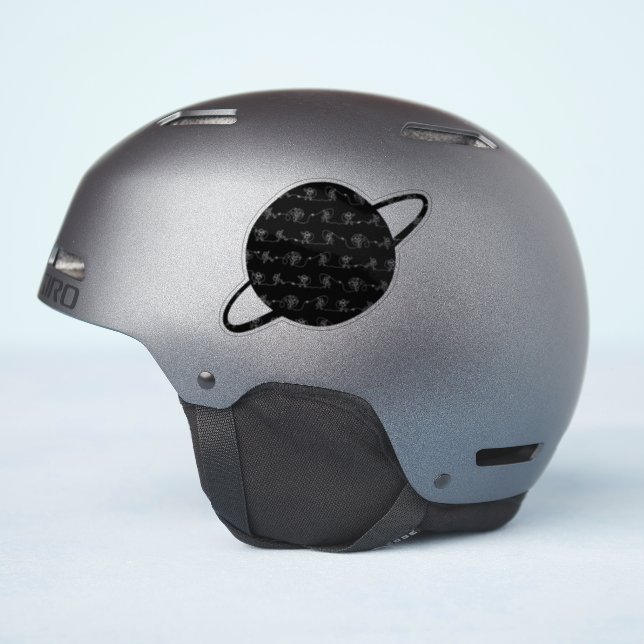 Pegatina astronauta (Lado del casco)