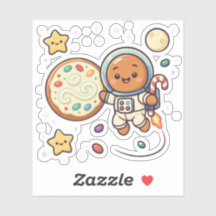 Astronauta de Pan de Jengibre Navidad Cute Espacio