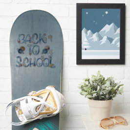 Pegatina Astronautas planean el espacio, de vuelta a la esc