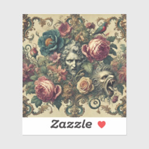 Pegatina Atelier arcano - Cojín decorativo barroco gótico