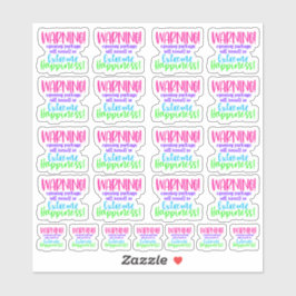 Pegatina ¡Atención! El paquete de apertura resultará en Ext