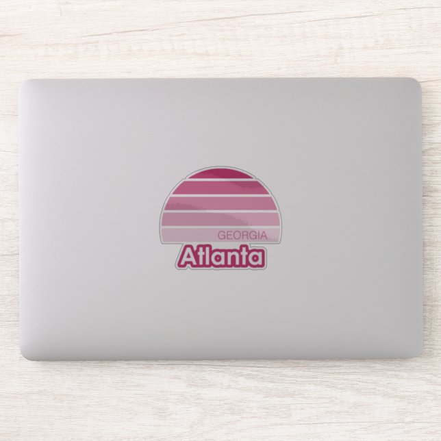 Pegatina Atlanta Georgia (Ordenador)