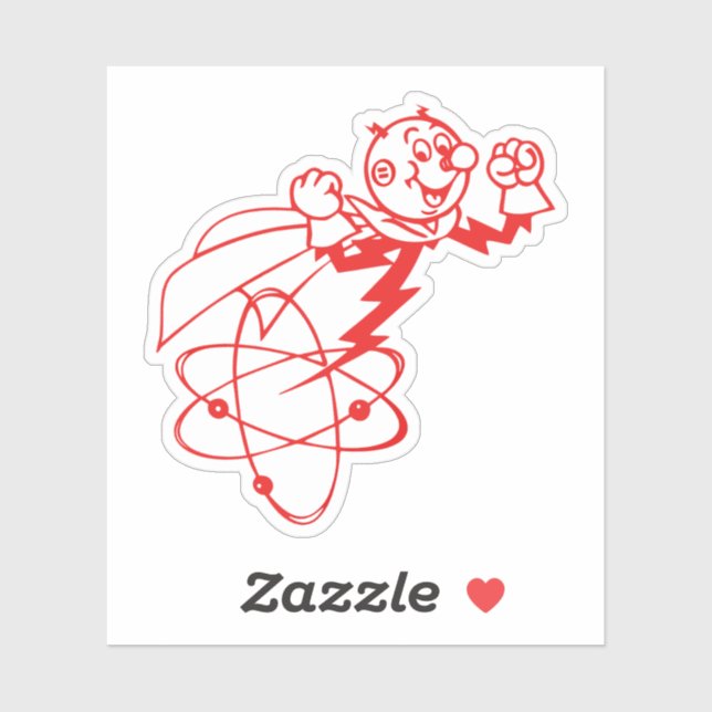 PEGATINA ÁTOMO REDDY (Hoja)