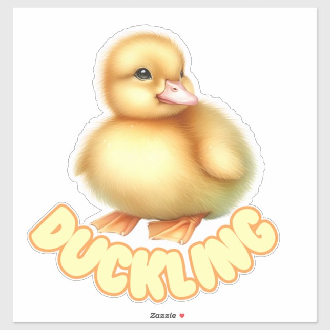 Pegatina Atractivo duckling - Nursera (Hoja)